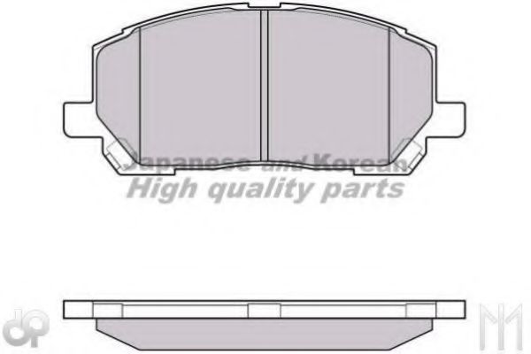 1080-8112 ASHUKI Brake System Brake Pad Set, disc brake