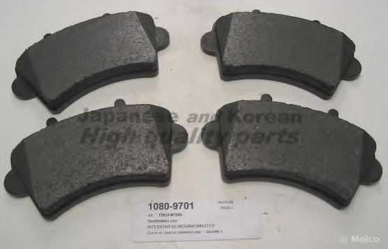 1080-9701 ASHUKI Brake Pad Set, disc brake