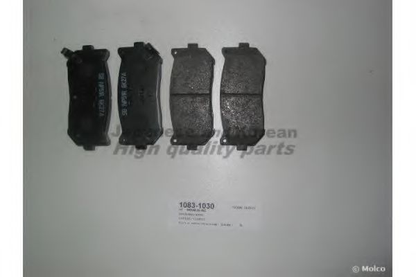 1083-1030 ASHUKI Brake Pad Set, disc brake