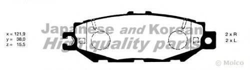 1083-4102 ASHUKI Brake System Brake Pad Set, disc brake