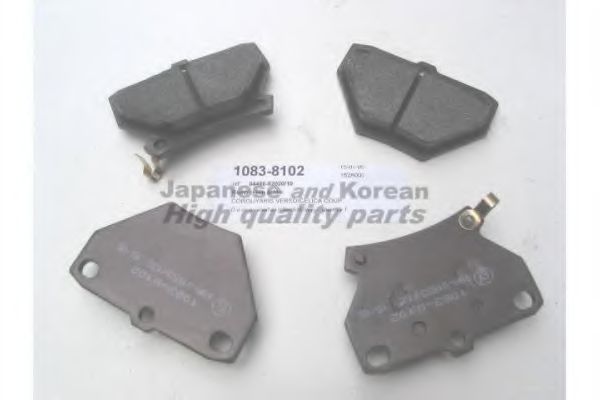 1083-8102 ASHUKI Brake System Brake Pad Set, disc brake