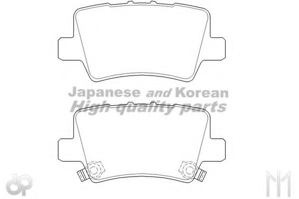 1083-8104S ASHUKI Brake System Brake Pad Set, disc brake