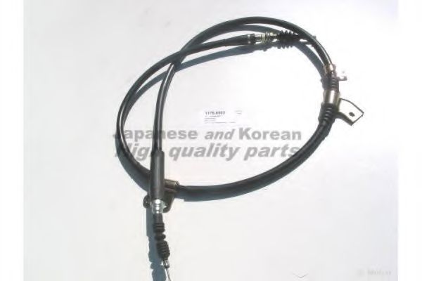 1176-6503 ASHUKI Cable, parking brake