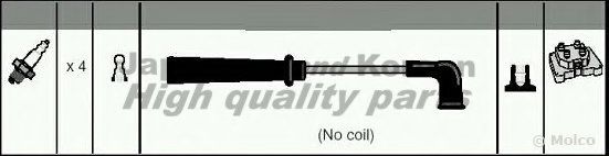 1614-7203 ASHUKI Ignition Cable Kit