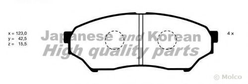 C010-05 ASHUKI Brake Pad Set, disc brake