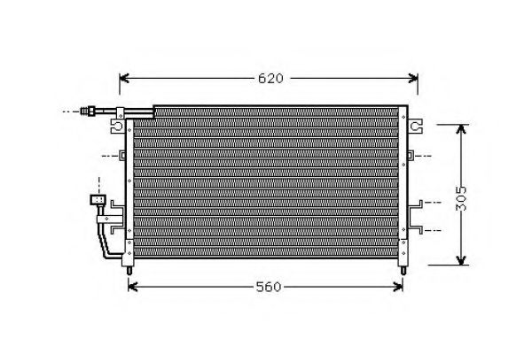 C559-13 ASHUKI Condenser, air conditioning