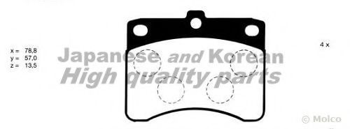 D091-02 ASHUKI Brake Pad Set, disc brake