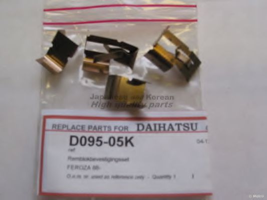 D095-05K ASHUKI Brake System Brake Pad Set, disc brake