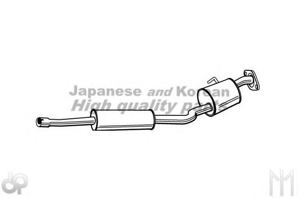 D203-16 ASHUKI Exhaust System Exhaust Pipe