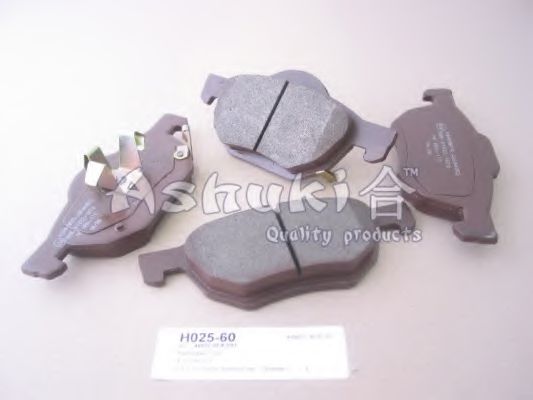 H025-60A ASHUKI Brake System Brake Pad Set, disc brake
