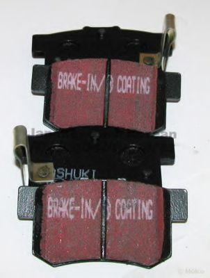 H026-22A ASHUKI Brake Pad Set, disc brake