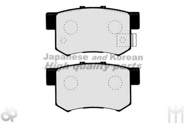H026-35A ASHUKI Brake Pad Set, disc brake