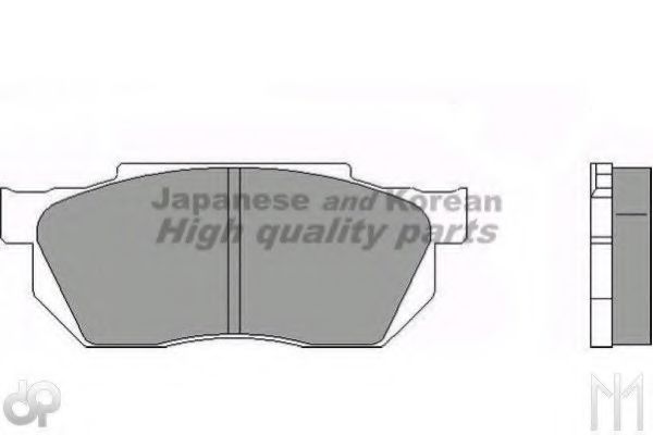 H027-02 ASHUKI Brake System Brake Pad Set, disc brake