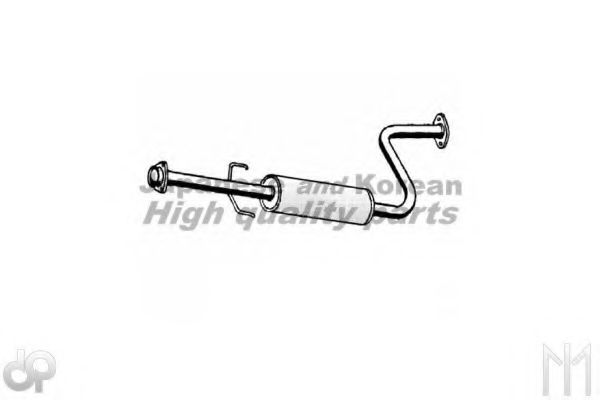H270-41 ASHUKI Exhaust System Middle Silencer