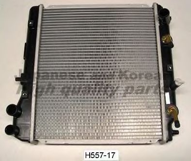 H557-17 ASHUKI Radiator, engine cooling