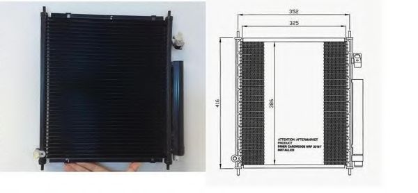 H559-35 ASHUKI Condenser, air conditioning