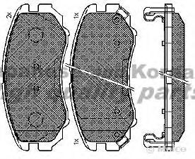 I042-50 ASHUKI Brake System Brake Pad Set, disc brake