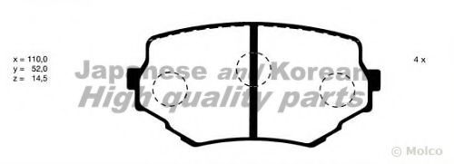 K012-17 ASHUKI Brake Pad Set, disc brake