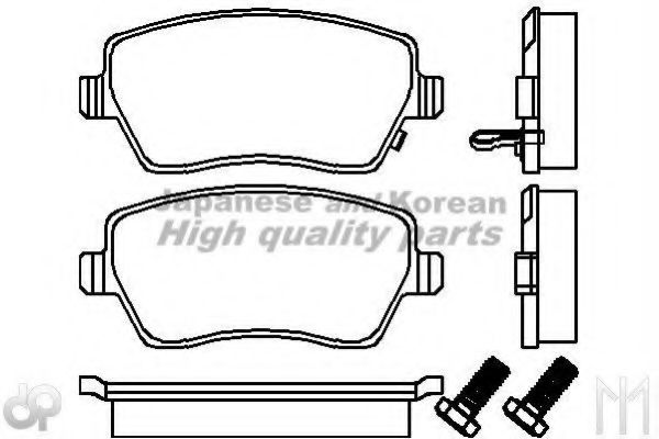 K012-40A ASHUKI Brake System Brake Pad Set, disc brake