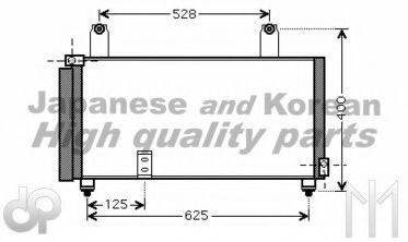 K462-10 ASHUKI Condenser, air conditioning
