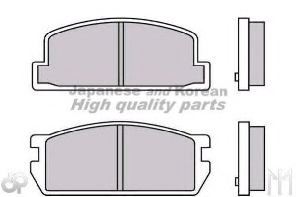 M075-01 ASHUKI Brake Pad Set, disc brake