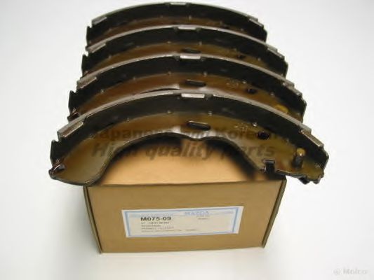 M075-09 ASHUKI Brake System Brake Shoe Set
