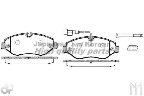 N009-18 ASHUKI Brake Pad Set, disc brake
