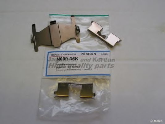 N009-35K ASHUKI Комплект тормозных колодок, дисковый тормоз