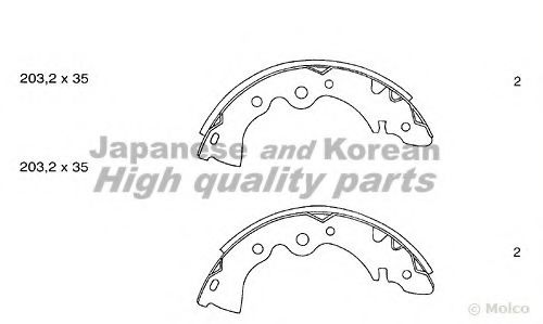 N011-40 ASHUKI Brake Pad Set, disc brake