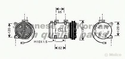 N550-04 ASHUKI Compressor, air conditioning