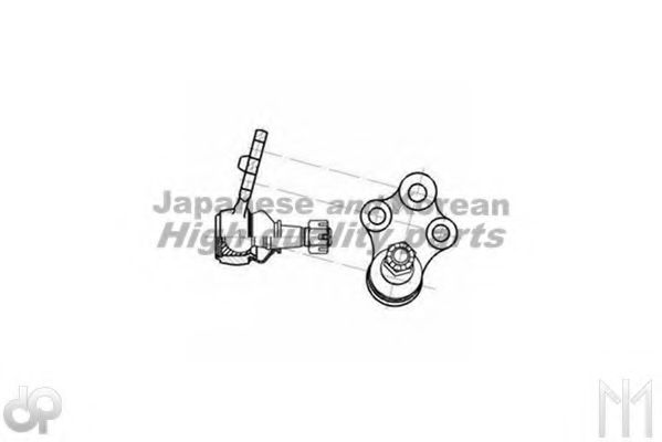 N753-05 ASHUKI Wheel Suspension Rod/Strut, stabiliser