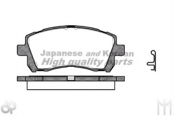 S011-16HD ASHUKI Brake System Brake Pad Set, disc brake