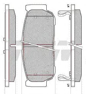 SY015-20 ASHUKI Brake Pad Set, disc brake