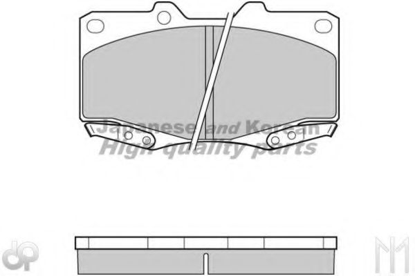 T112-45A ASHUKI Brake System Brake Pad Set, disc brake