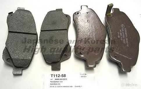 T112-58 ASHUKI Brake Pad Set, disc brake