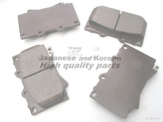 T114-22 ASHUKI Brake System Brake Pad Set, disc brake