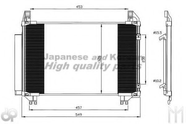 T555-15 ASHUKI Condenser, air conditioning