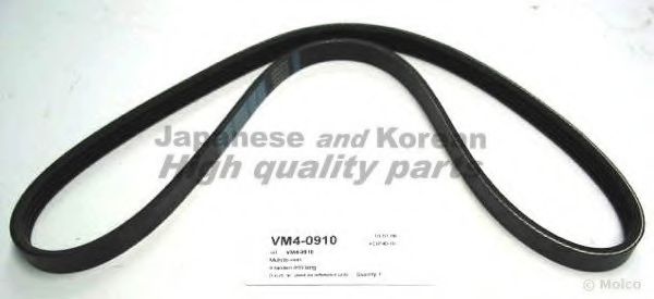 VM4-0910 ASHUKI Belt Drive V-Ribbed Belts