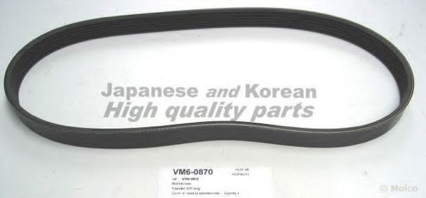 VM6-0870 ASHUKI V-Ribbed Belts