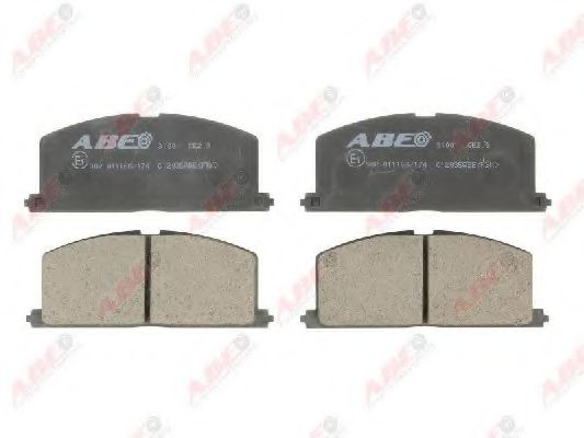 C12035ABE ABE Brake System Brake Pad Set, disc brake