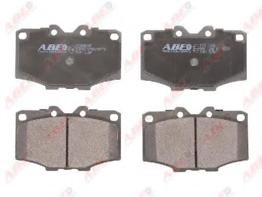 C12036ABE ABE Brake System Brake Pad Set, disc brake