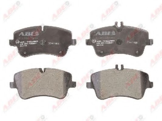 C1M025ABE ABE Brake Pad Set, disc brake