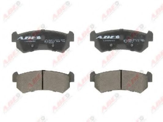C20006ABE ABE Brake System Brake Pad Set, disc brake