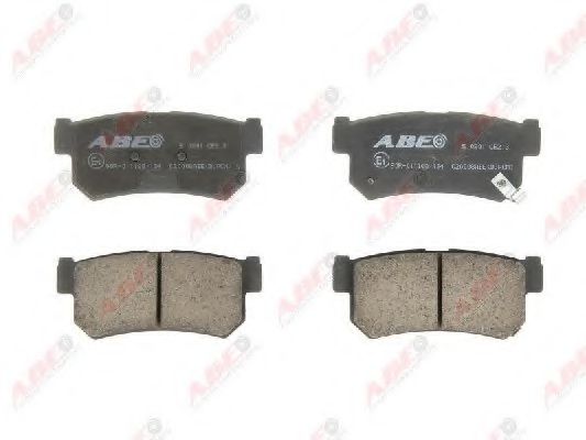 C20008ABE ABE Brake System Brake Pad Set, disc brake