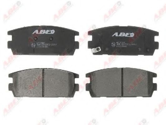 C20506ABE ABE Brake System Brake Pad Set, disc brake