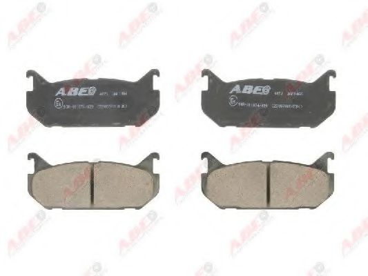 C23007ABE ABE Brake System Brake Pad Set, disc brake