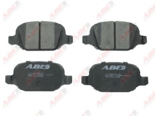 C2F015ABE ABE Brake System Brake Pad Set, disc brake