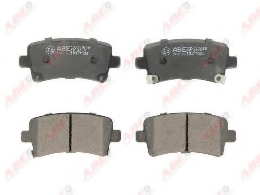 C2X015ABE ABE Brake System Brake Pad Set, disc brake