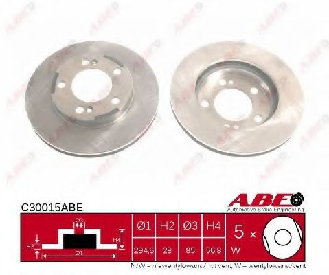 C30015ABE ABE Brake System Brake Disc