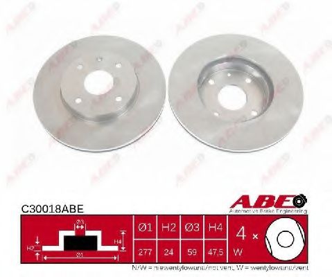 C30018ABE ABE Brake System Brake Disc